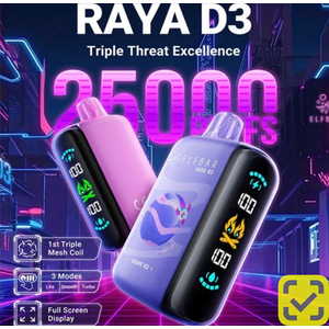 ELFBAR RAYA D3 25000 ENG Peach ice