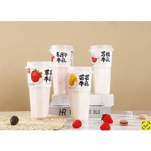 Малиновый чай с молоком 520ml. 